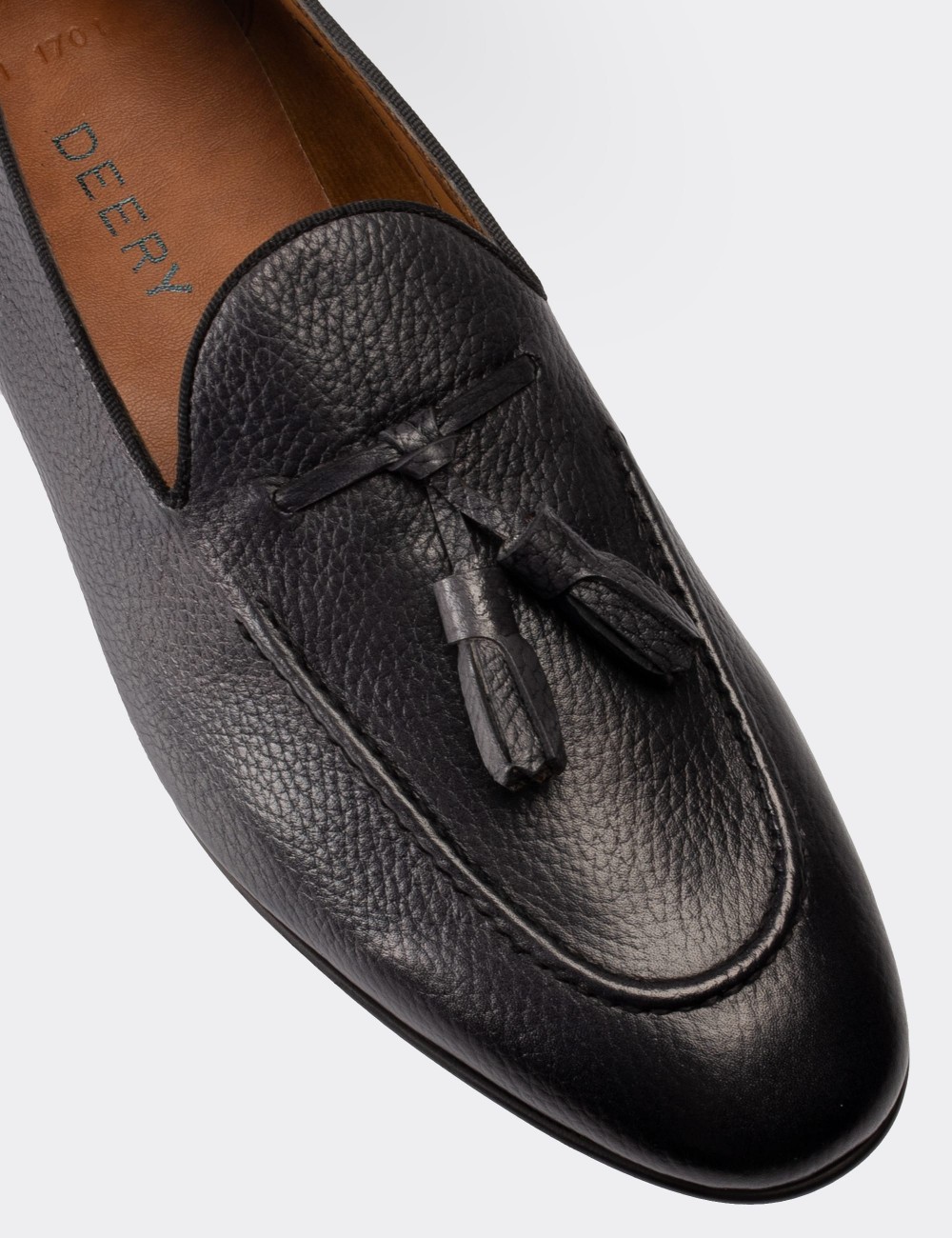 Gray Suede Leather Loafers - 01701MGRIC02