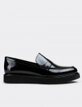 Black Patent Loafers