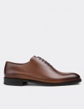 Tan  Leather Classic Shoes