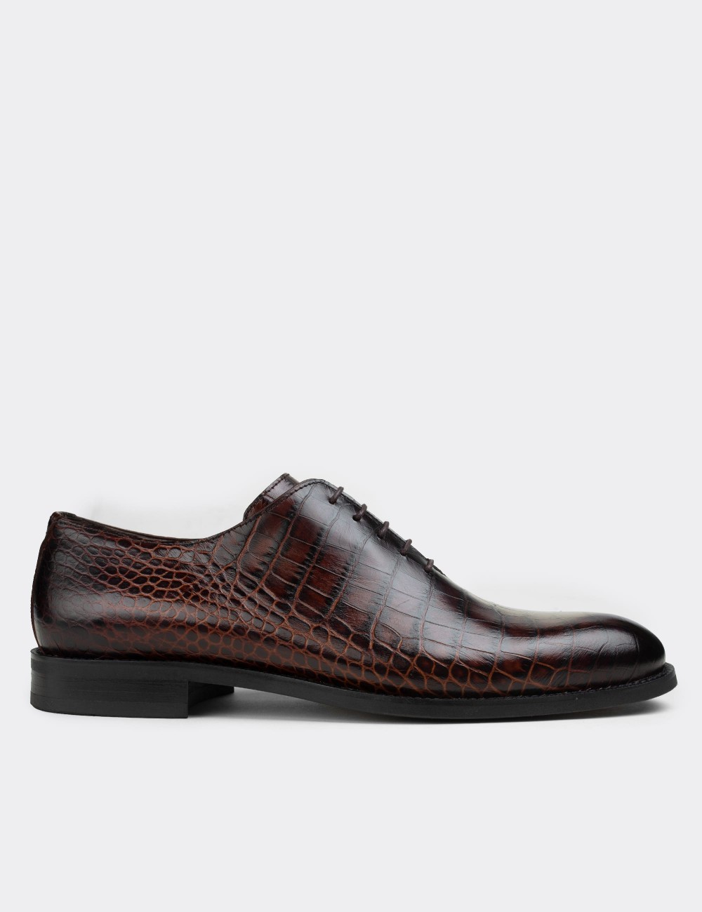 Brown  Leather Classic Shoes - 01830MKHVN01