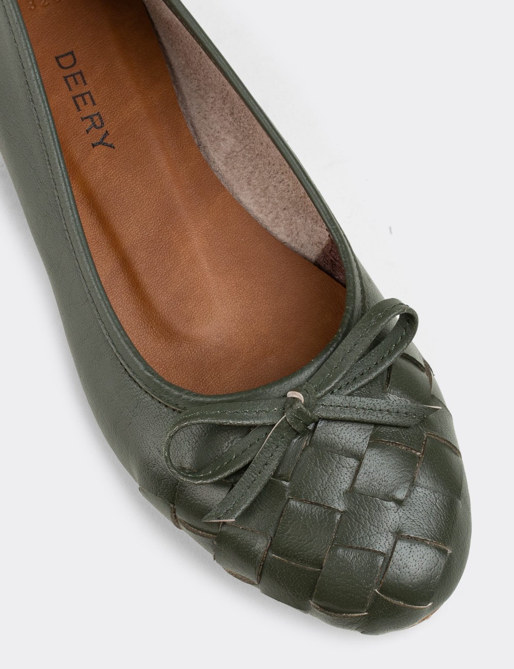 Green  Leather Loafers  - E3205ZYSLC02