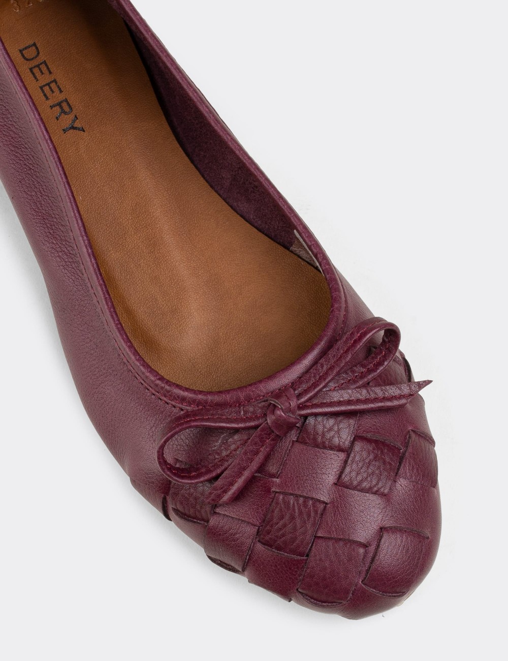 Purple  Leather Loafers  - E3205ZMORC01