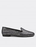Black Nubuck Leather Loafers Shoes
