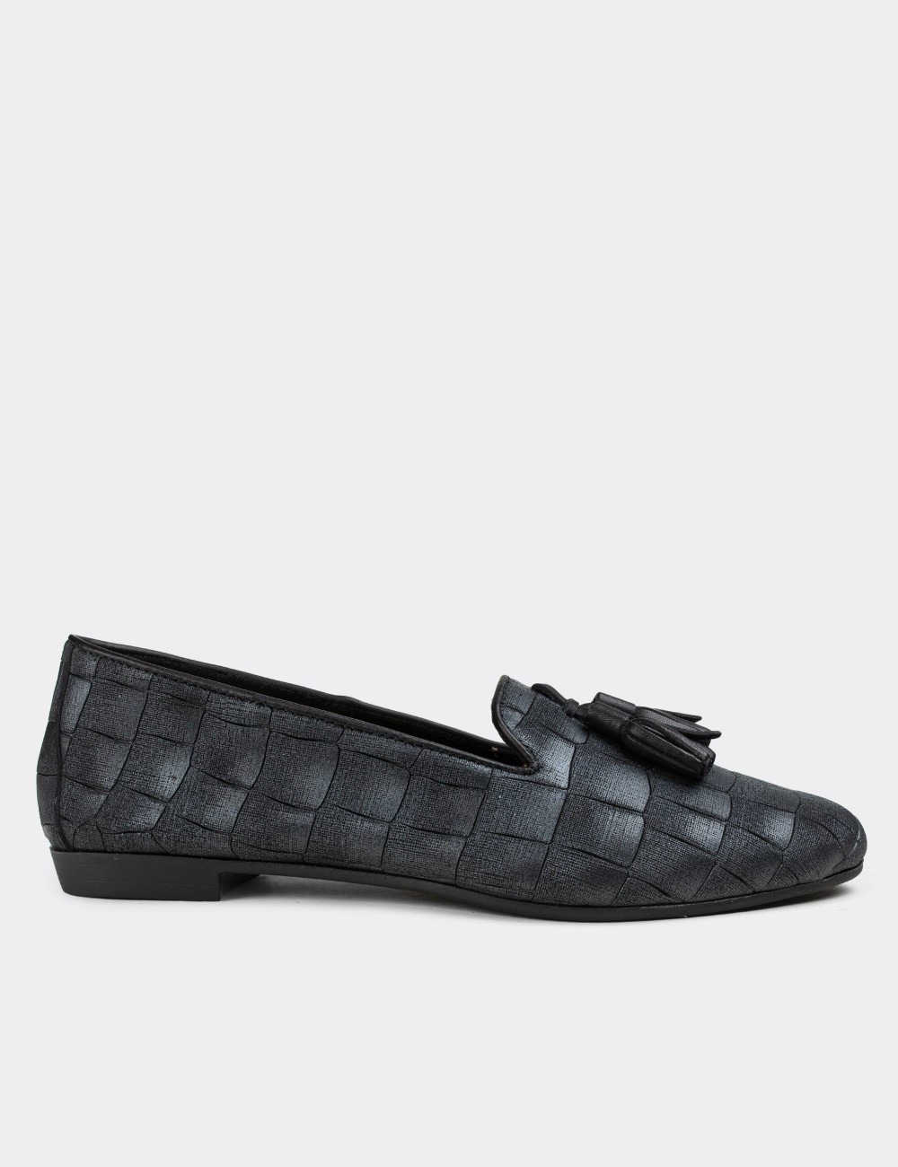 Anthracite Nubuck Leather Loafers  - E3204ZANTC01