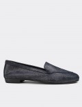 Gray Suede Leather Loafers 