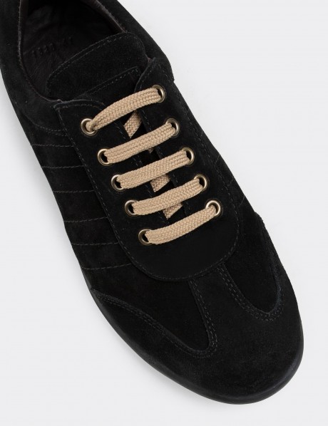 BOUNCING SNEAKERS BLACK CALFSKIN STYLIZED