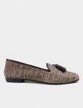 Sandstone Nubuck Leather Loafers