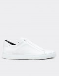 White  Leather Sneakers