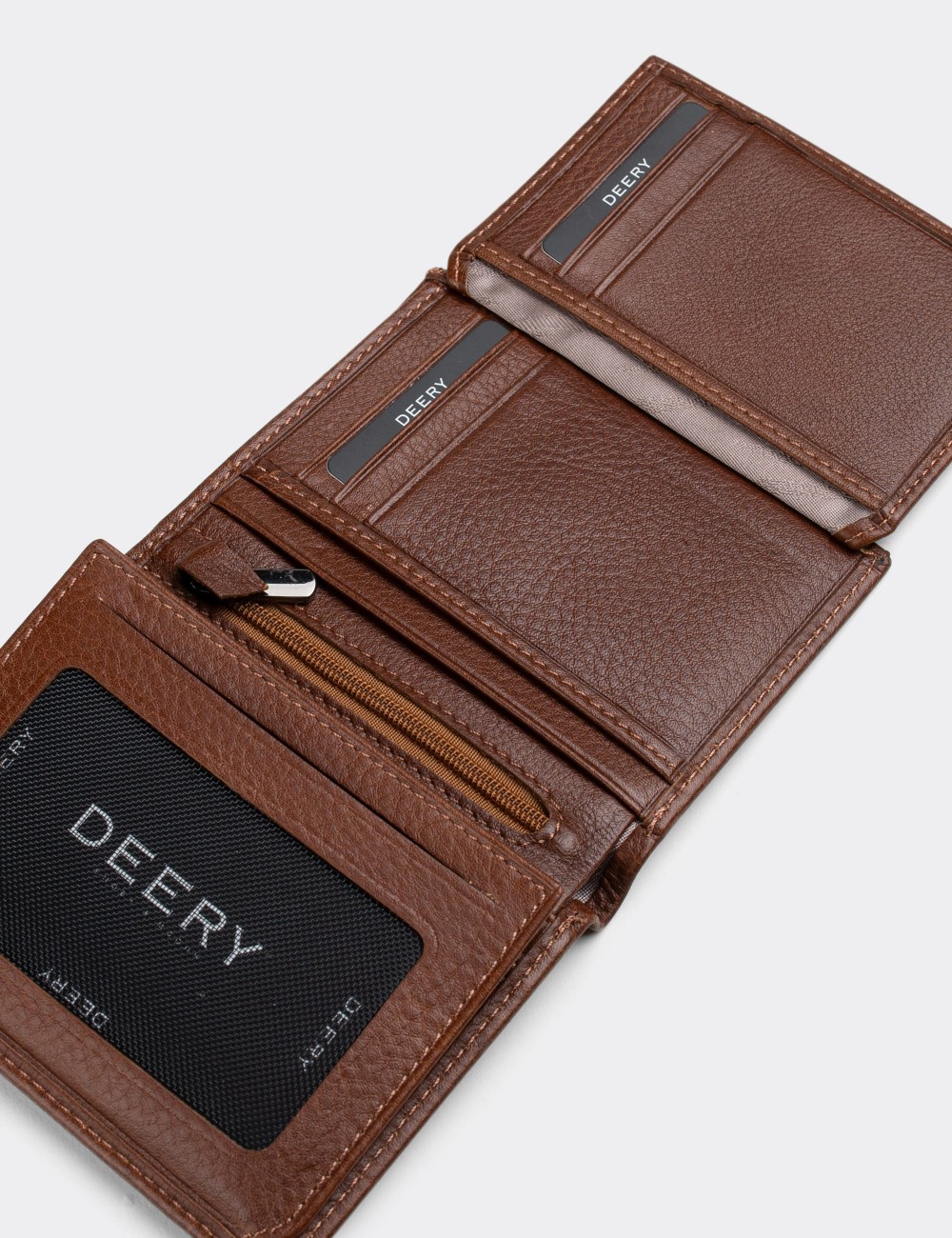  Leather Tan Men's Wallet - 00288MTBAZ01
