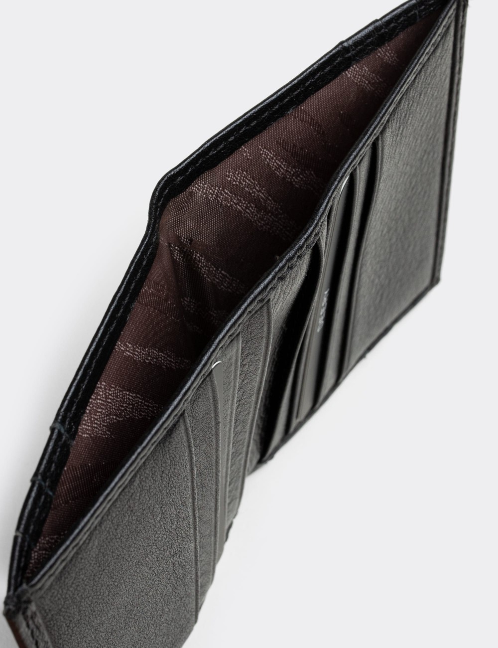  Leather Black Men's Wallet - 00518MSYHZ01