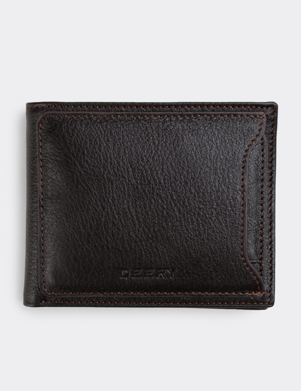  Leather Brown Men's Wallet - 00320MKHVZ01