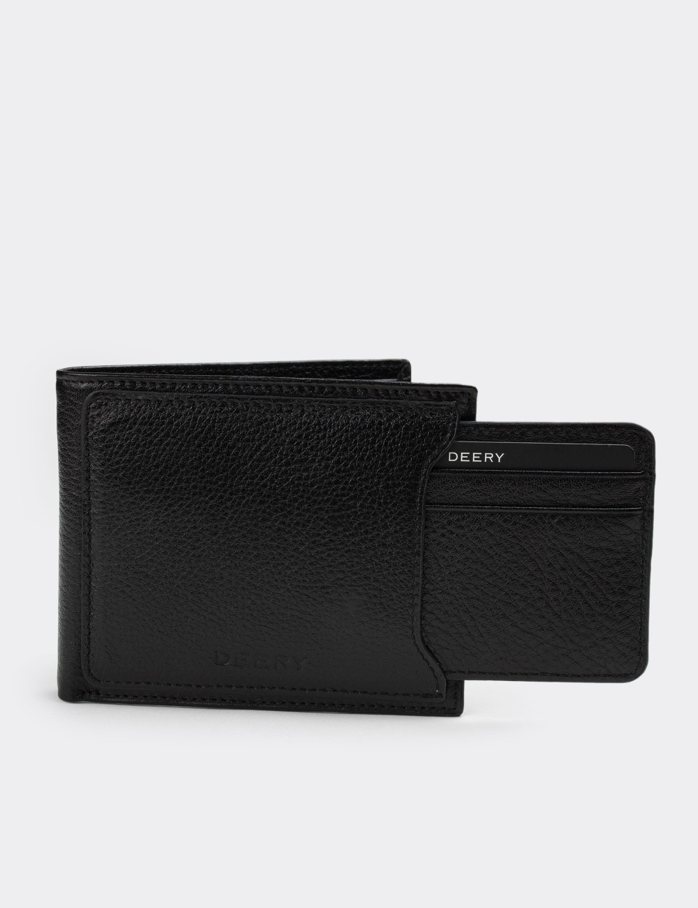  Leather Black Men's Wallet - 00320MSYHZ01