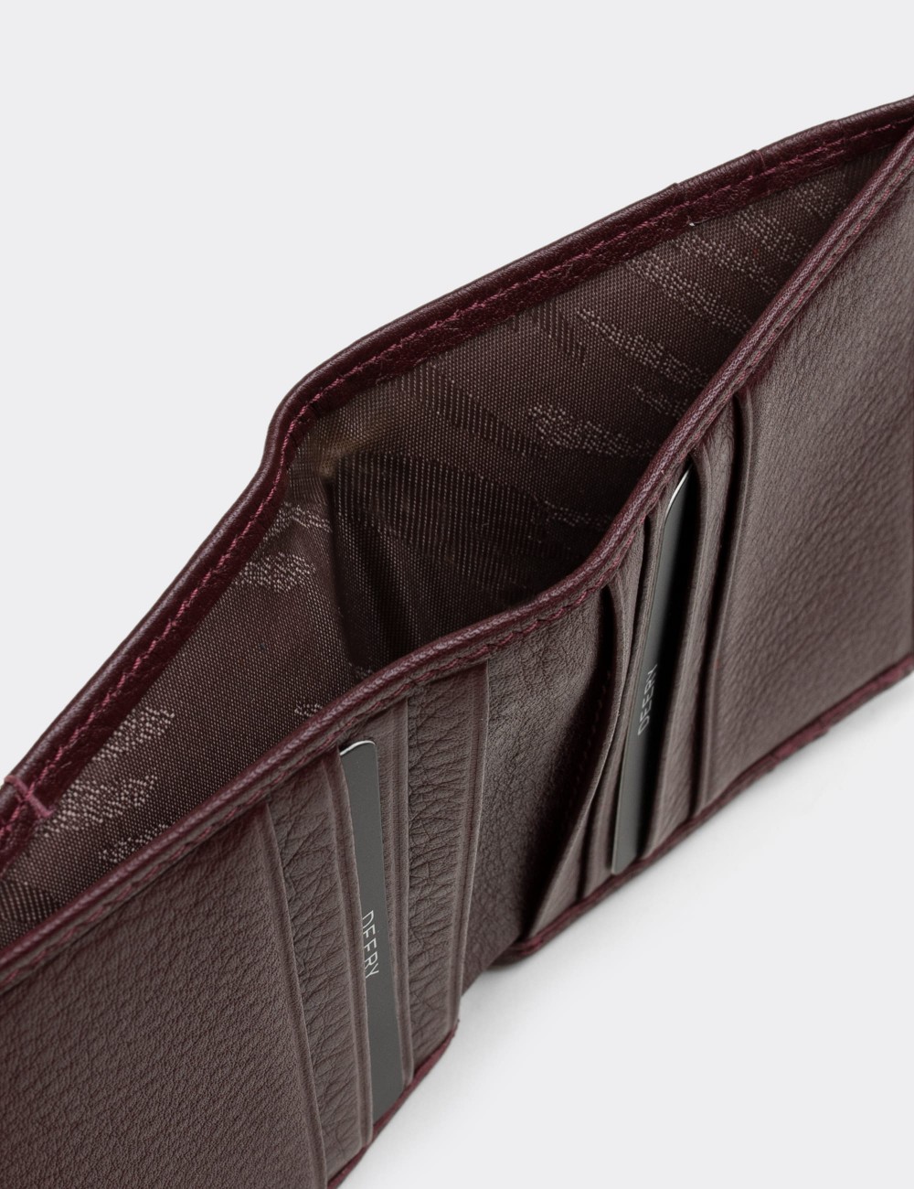  Leather Burgundy Men's Wallet - 00518MBRDZ01
