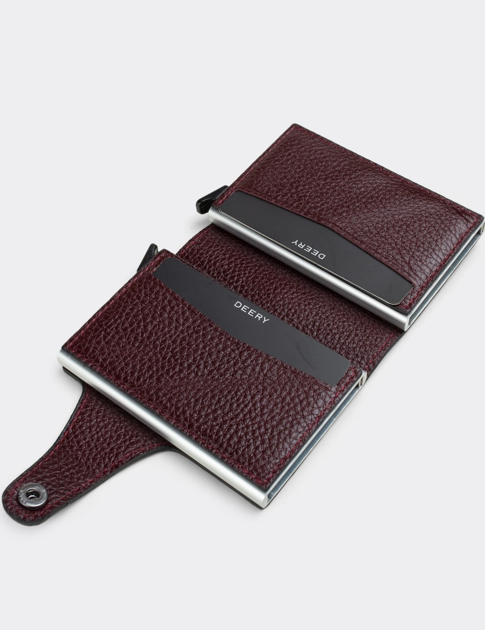  Leather Burgundy Men's Wallet - 00660MBRDZ01