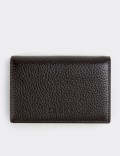 Calfskin Leather Brown Men's Wallet