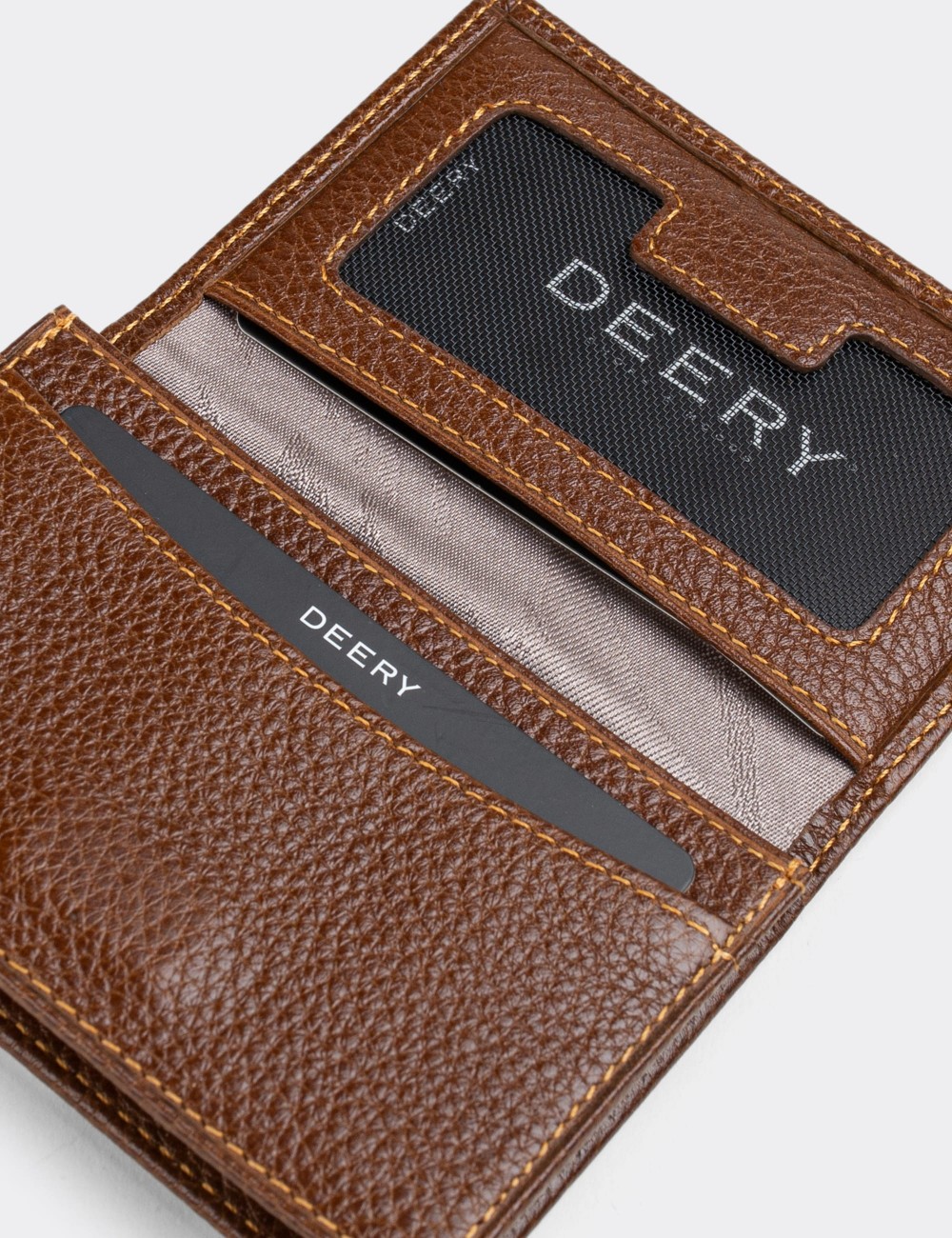  Leather Tan Men's Wallet - 00585MTBAZ01