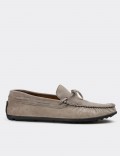 Sandstone Suede Leather Driving Shoes