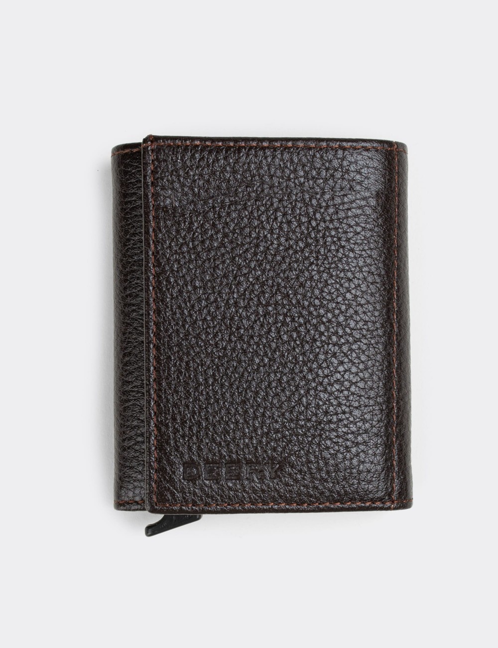  Leather Brown Men's Wallet - 00626MKHVZ01