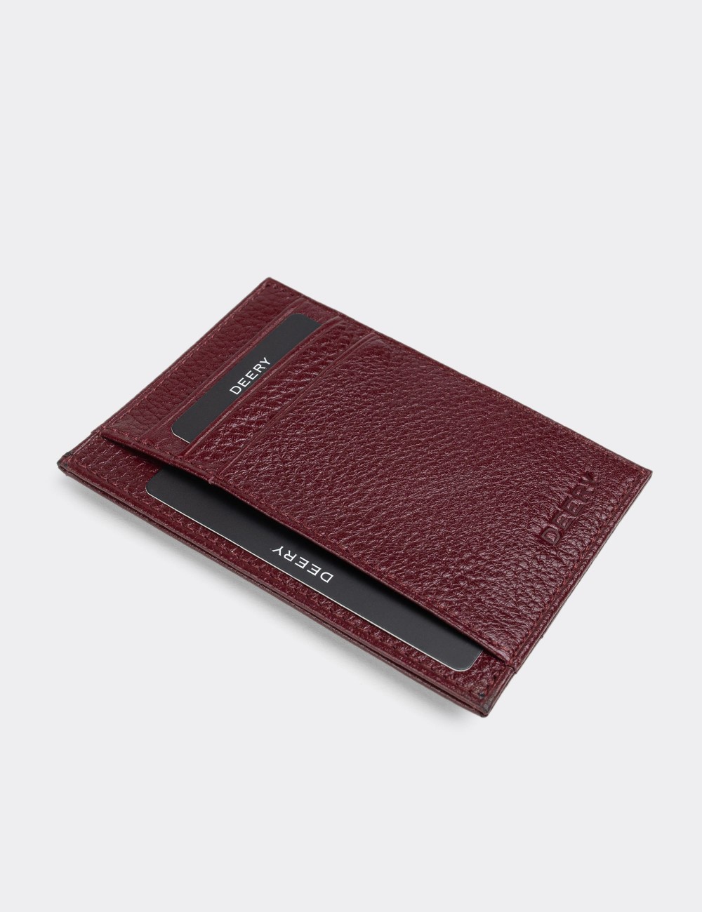  Leather Burgundy Men's Wallet - 00588MBRDZ01