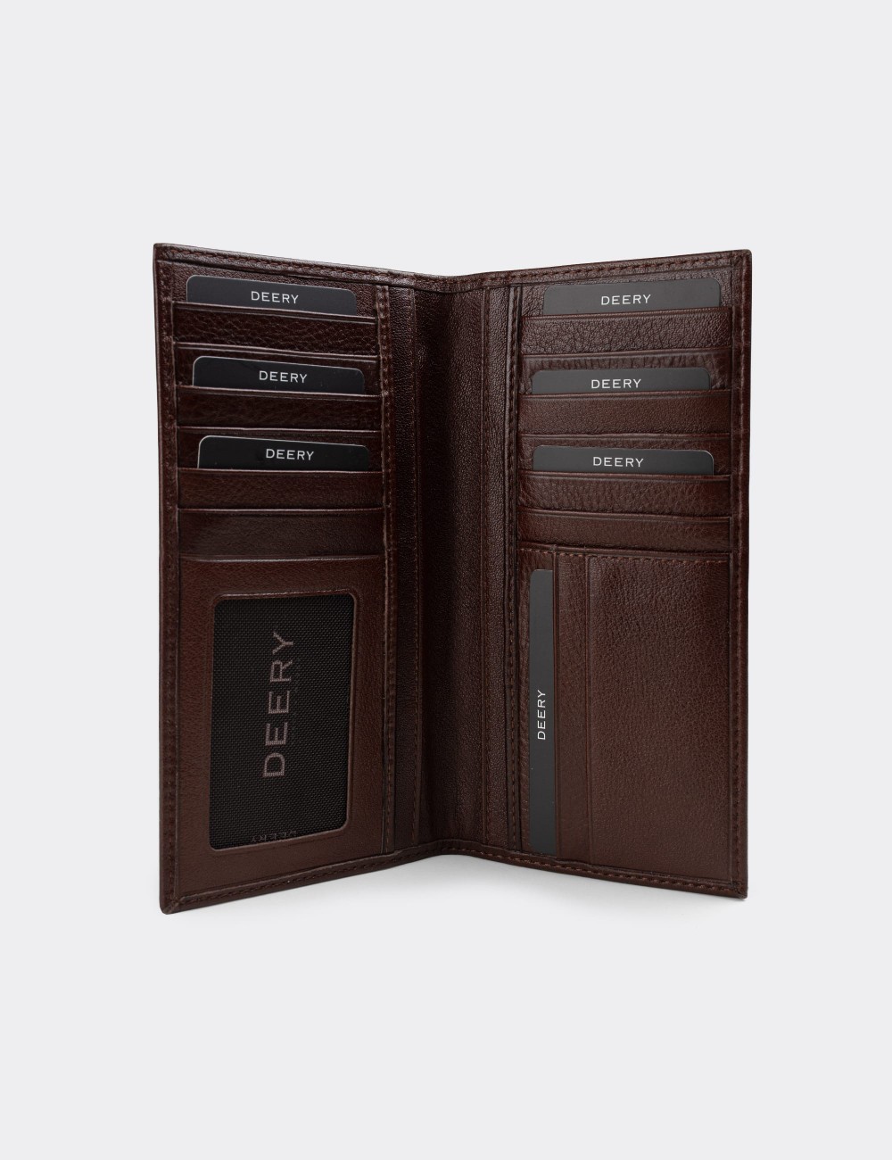  Leather Brown Men's Wallet - 00802MKHVZ01