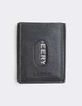 Calfskin Leather Gray Men's Wallet