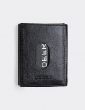 Calfskin Leather Black Men's Wallet