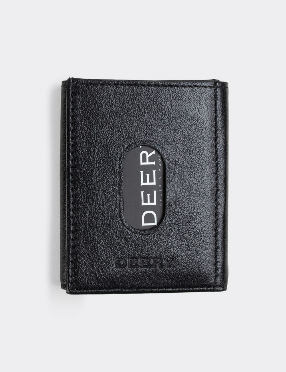  Leather Black Men's Wallet - 00224MSYHZ01