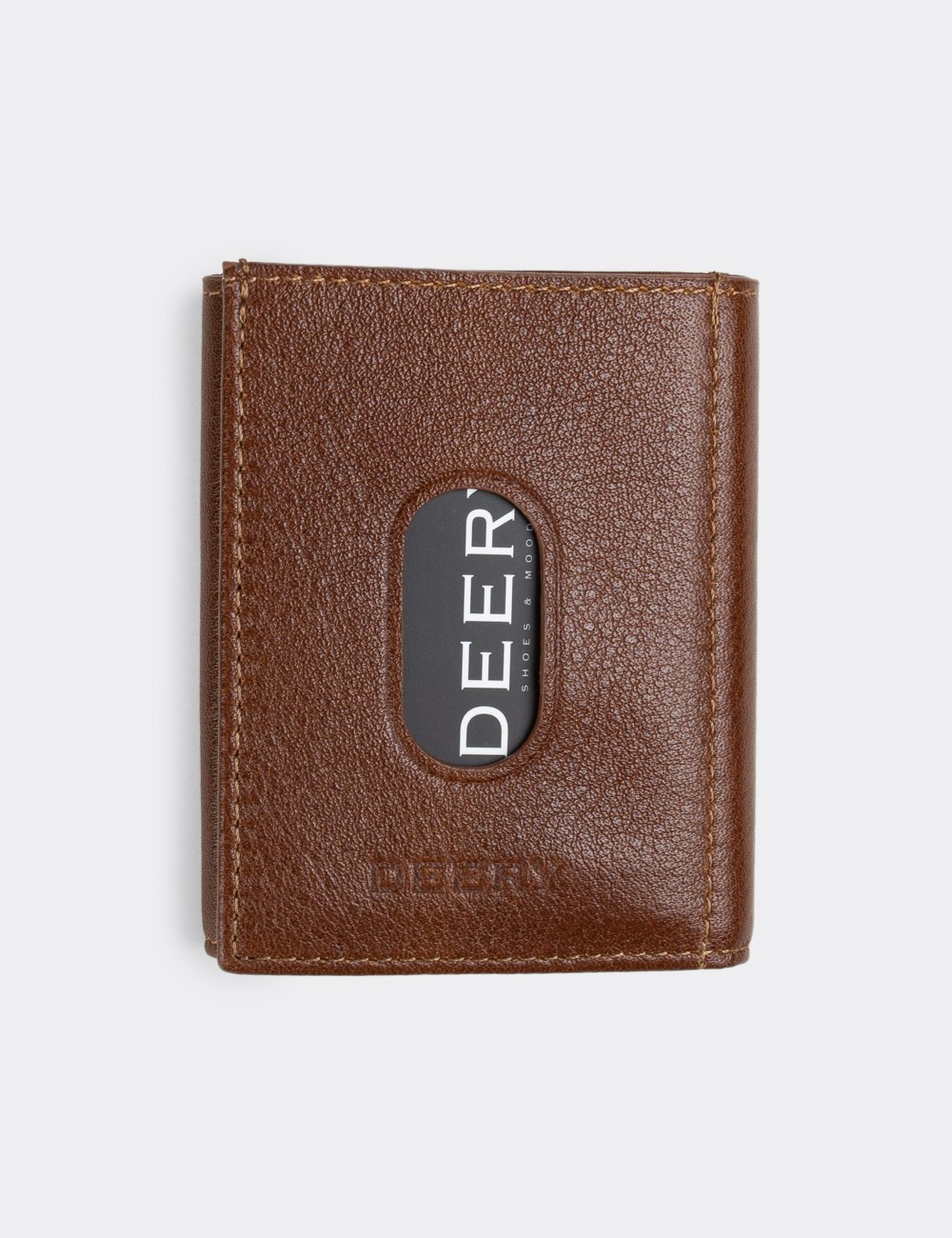  Leather Tan Men's Wallet - 00224MTBAZ01