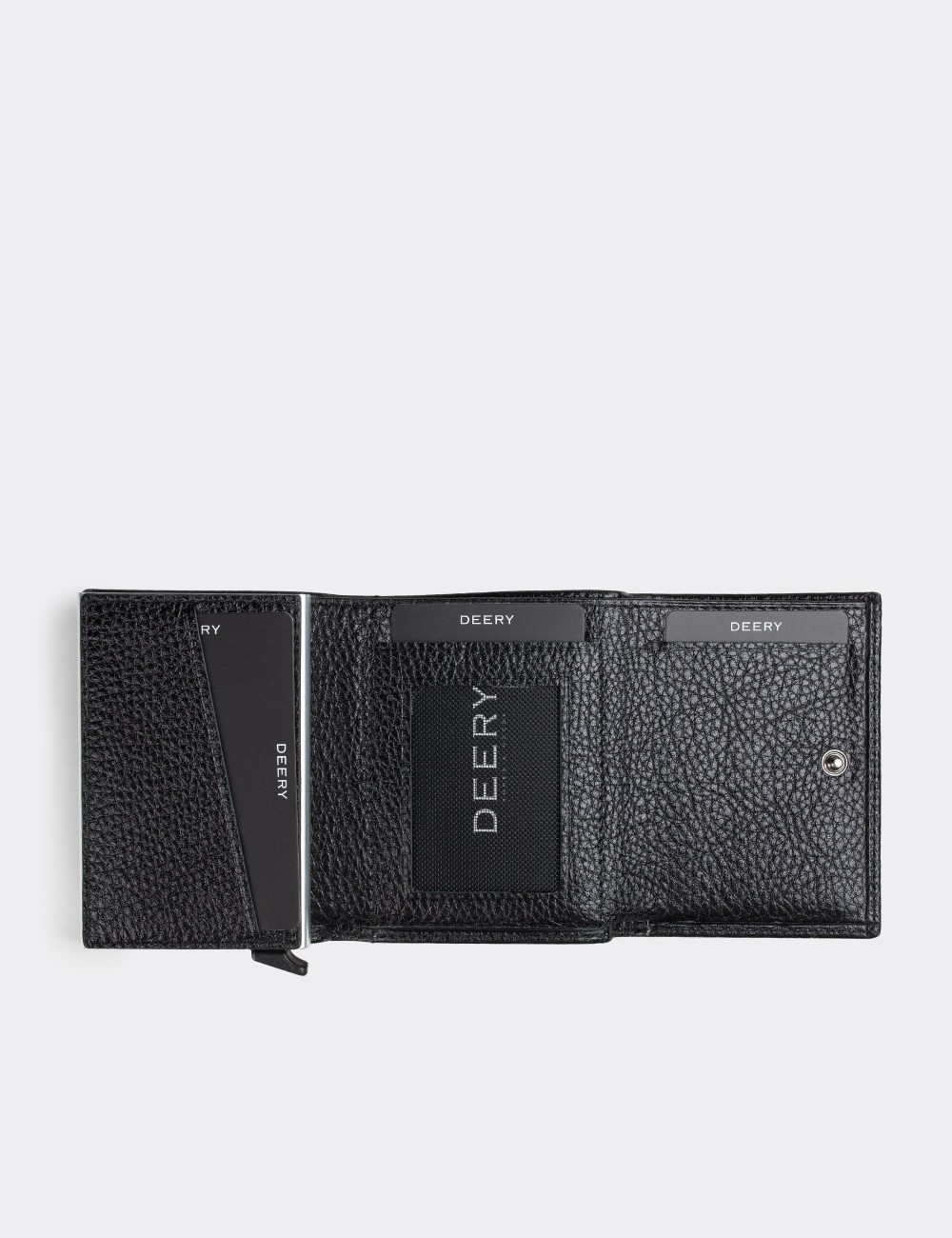  Leather Black Men's Wallet - 00626MSYHZ01
