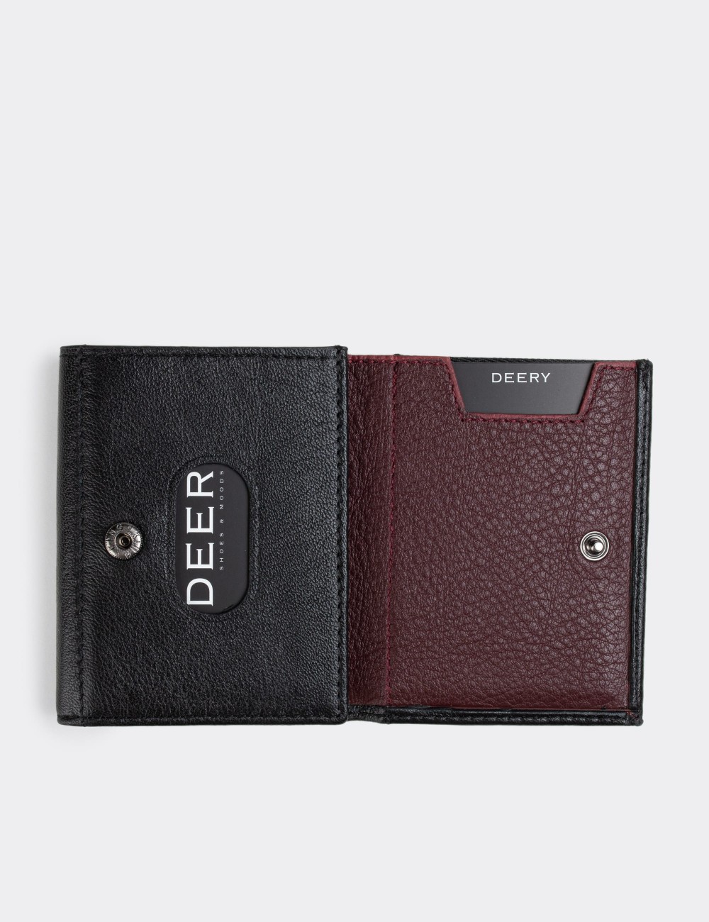  Leather Black Men's Wallet - 00224MSYHZ01