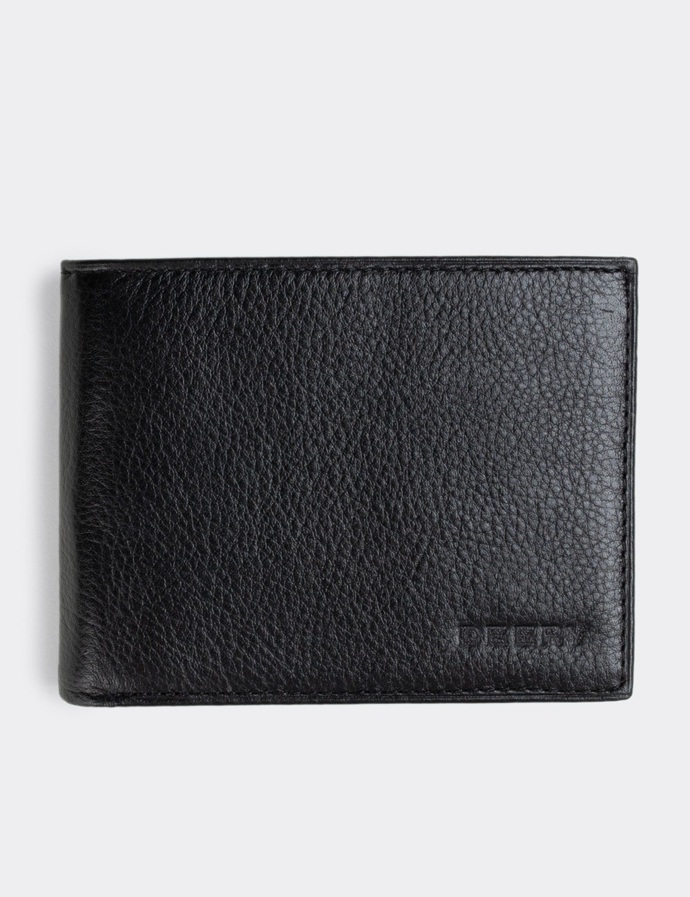  Leather Black Men's Wallet - 00334MSYHZ01