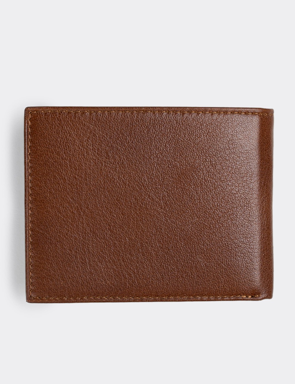  Leather Tan Men's Wallet - 00334MTBAZ01