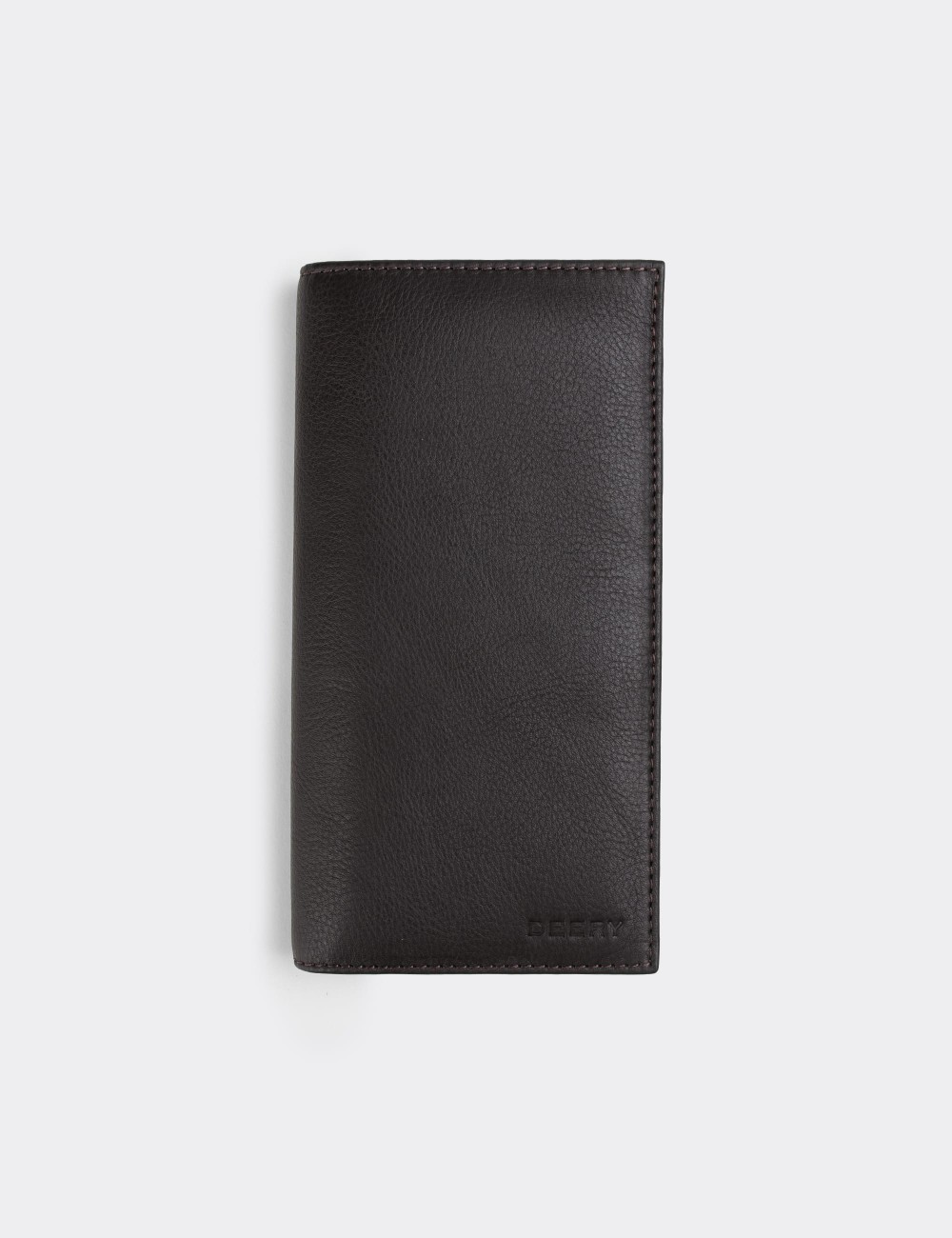  Leather Brown Men's Wallet - 00895MKHVZ01