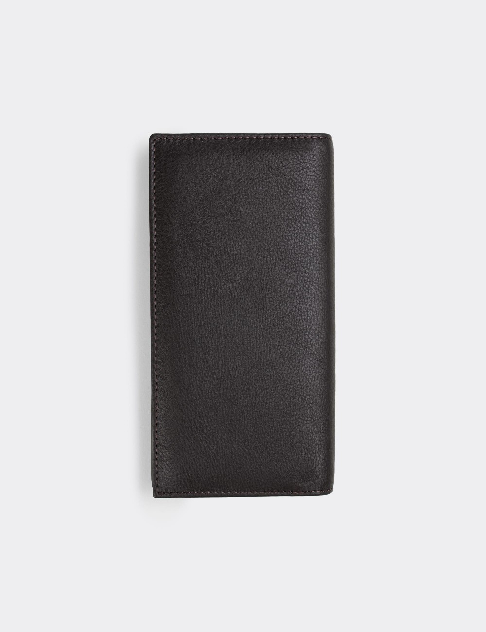  Leather Brown Men's Wallet - 00895MKHVZ01