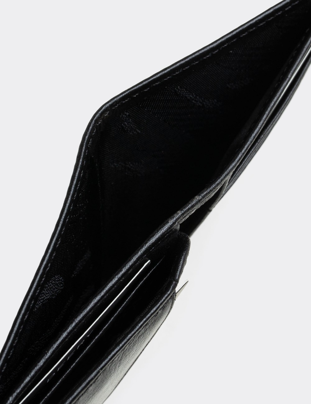 Leather Black Men's Wallet - 00215MSYHZ01
