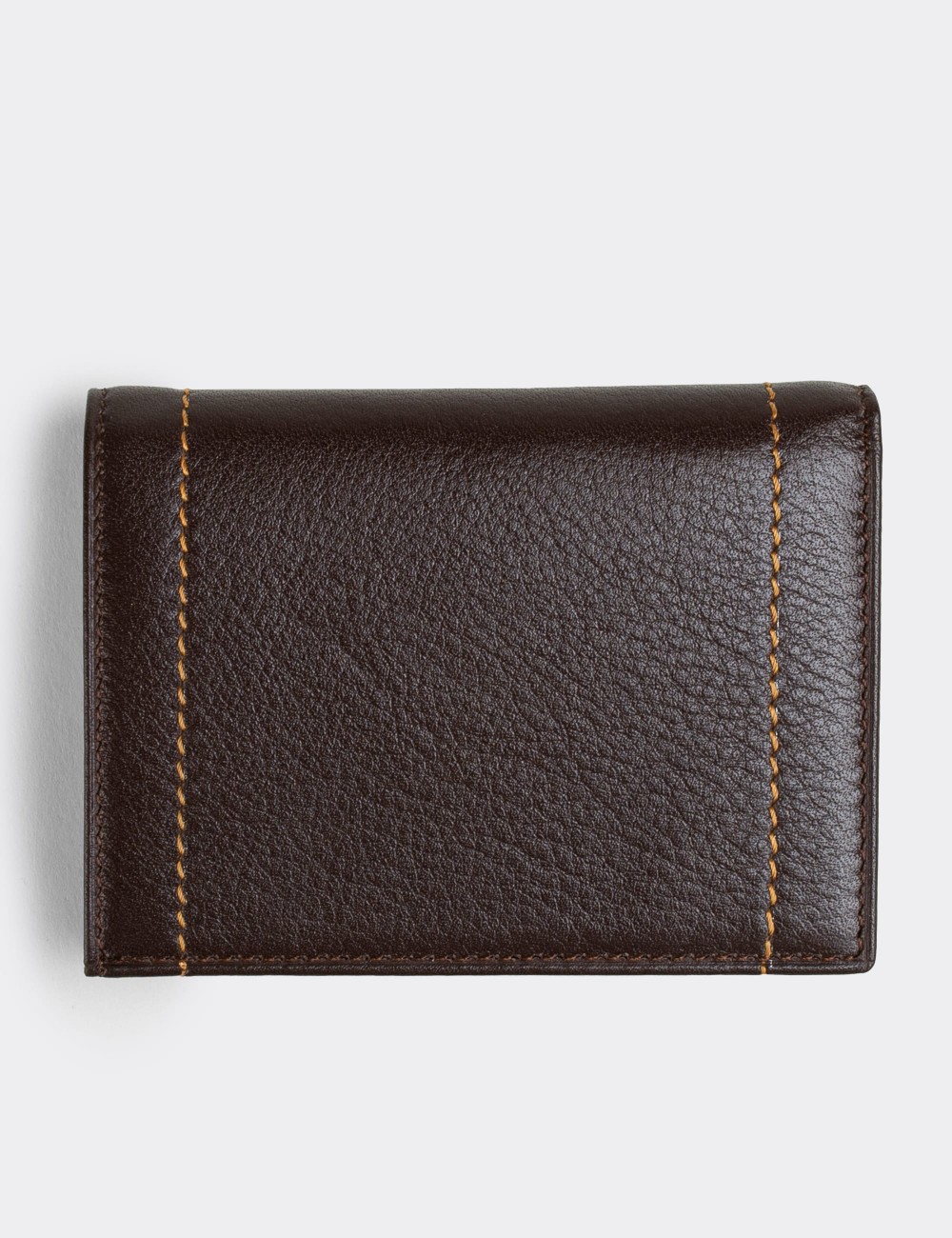  Leather Brown Men's Wallet - 00215MKHVZ01