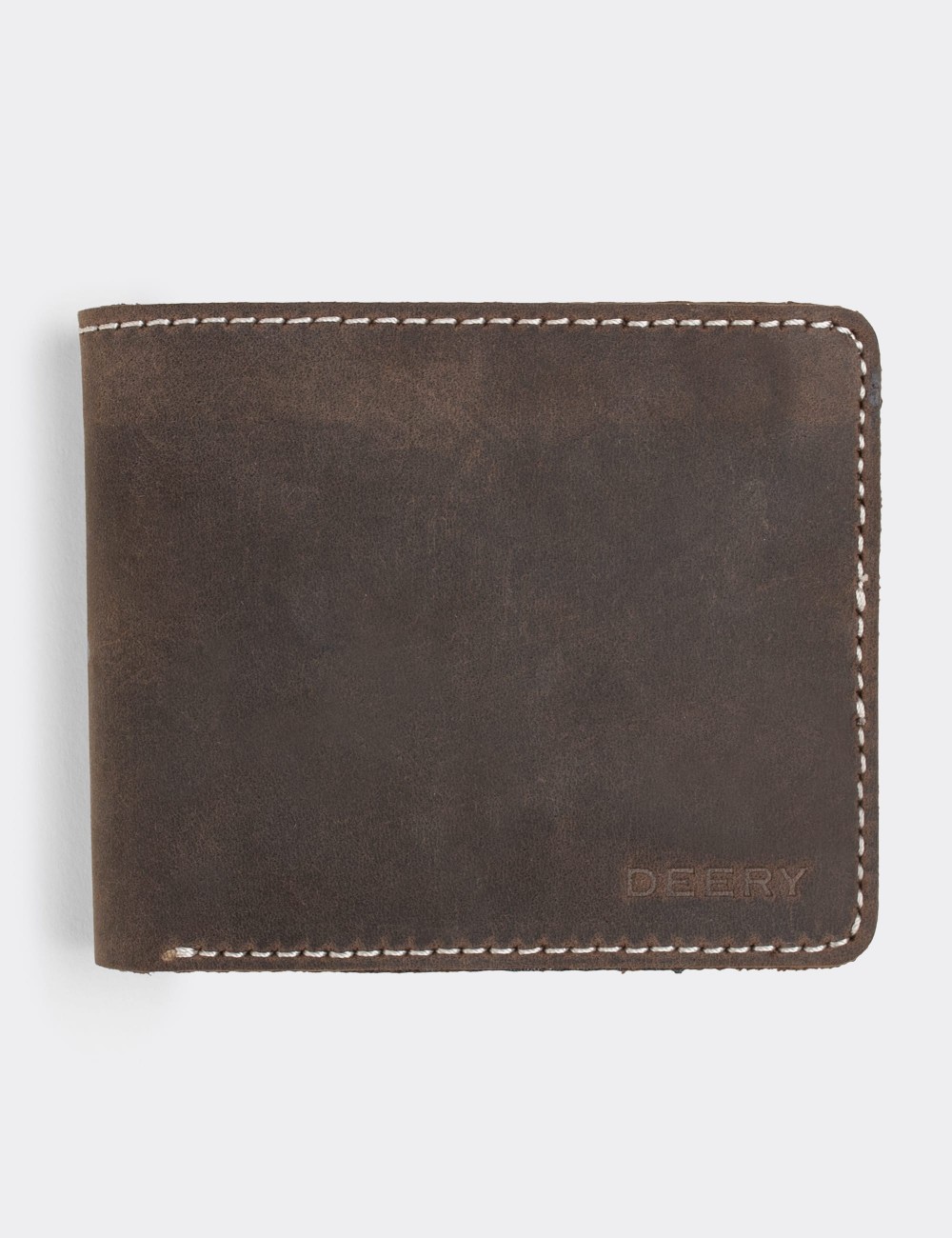 Nubuck Leather Brown Men's Wallet - 00302MKHVZ01