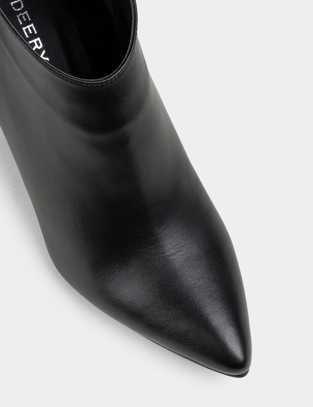 Black  Leather Boots - 02043ZSYHN02