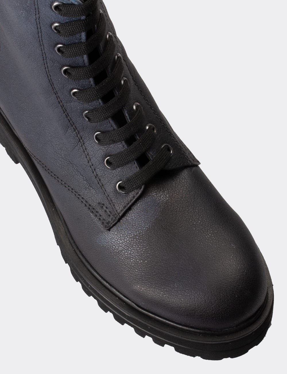 Black  Leather Boots - 01814ZSYHE21