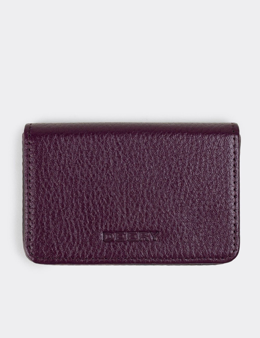  Leather Damson Men's Wallet - 00522MMRDZ01