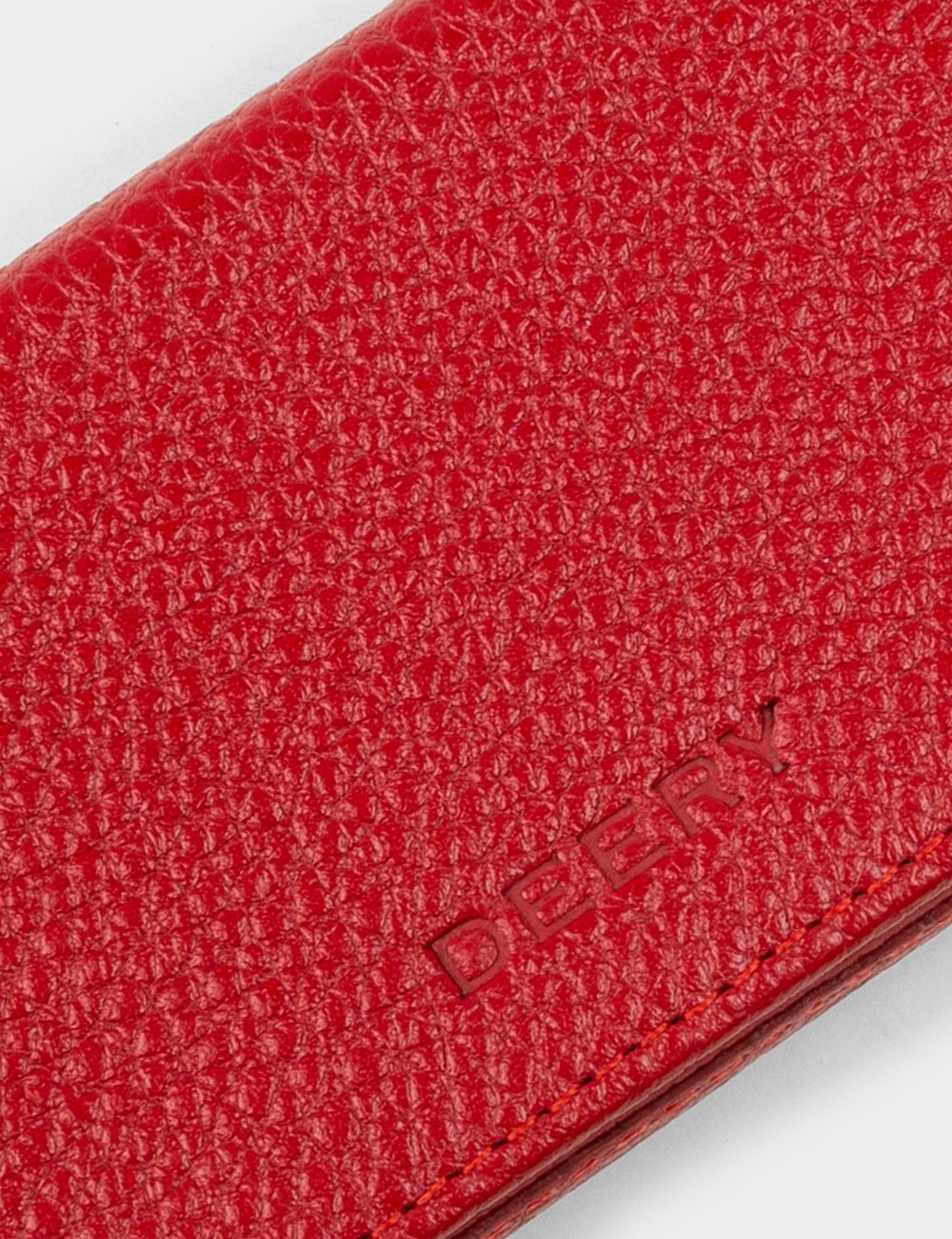  Leather Red Men's Wallet - 00522MKRMZ01