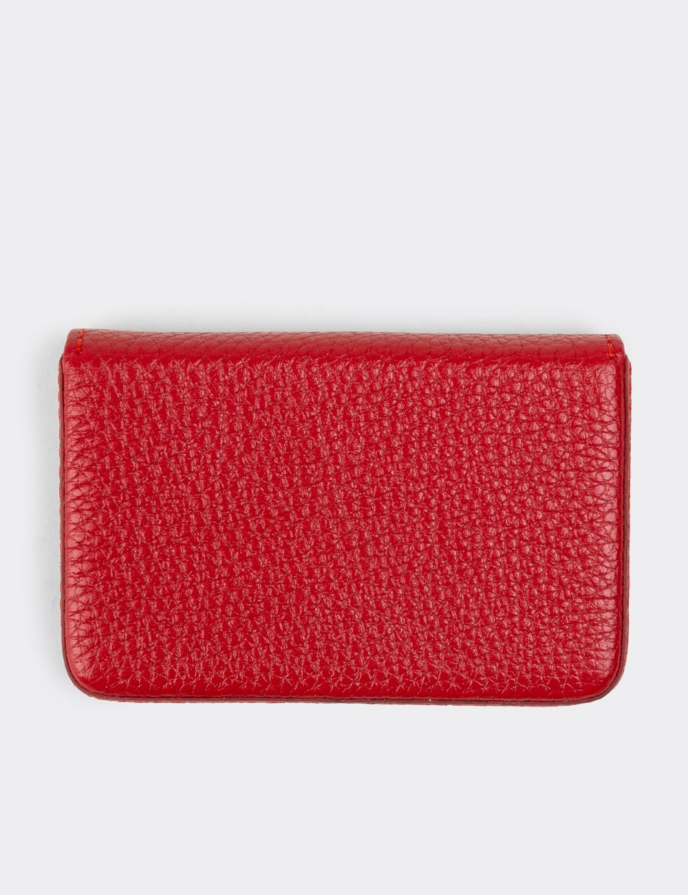  Leather Red Men's Wallet - 00522MKRMZ01
