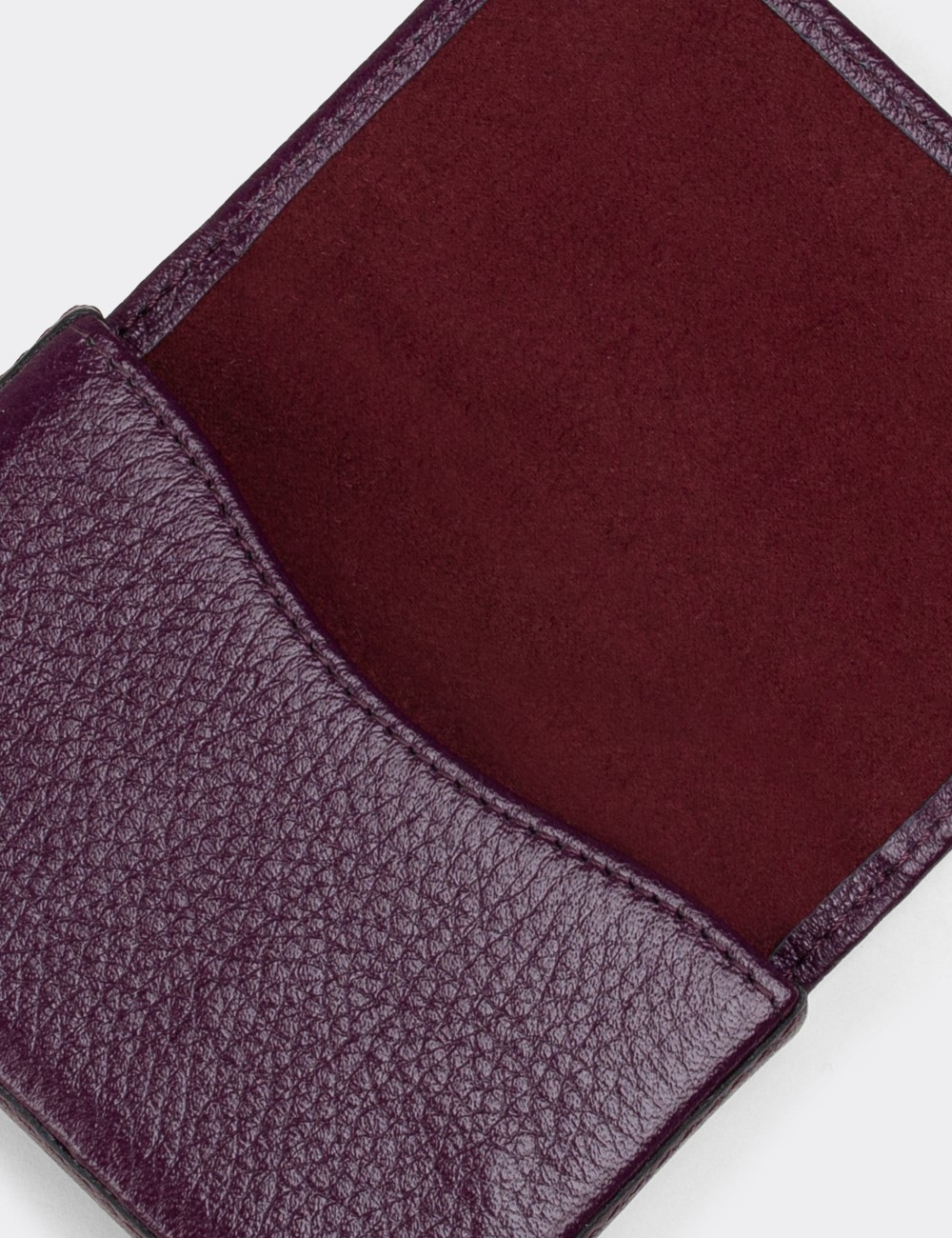  Leather Damson Men's Wallet - 00522MMRDZ01
