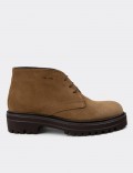 Tan Suede Leather Desert Boots