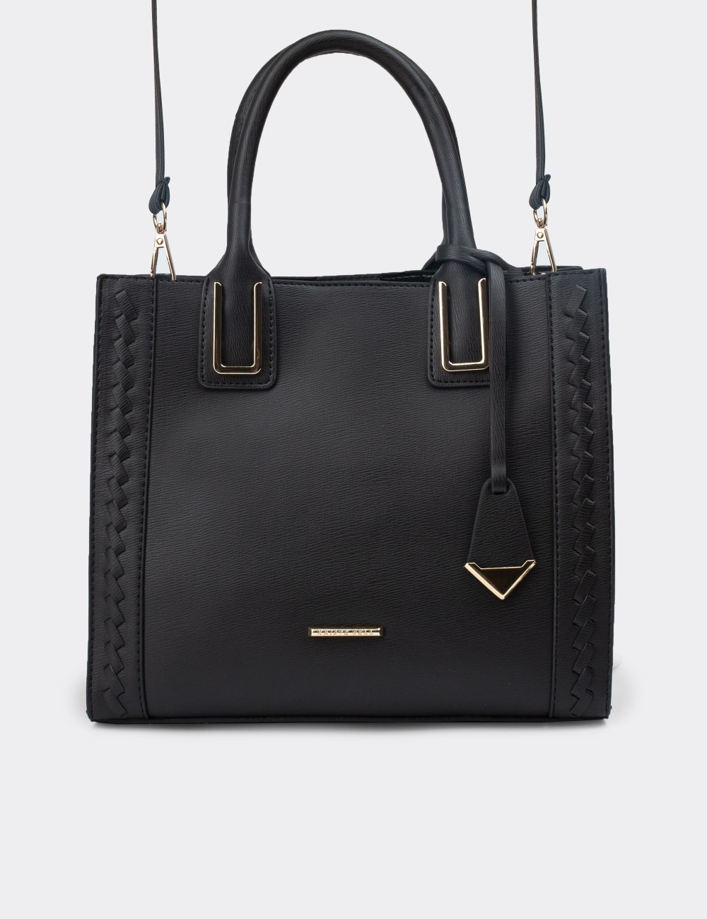 Black Shoulder Bag - V7102ZSYHY01