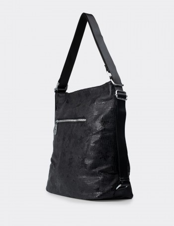 Black Shoulder Bag - V6270ZSYHY01