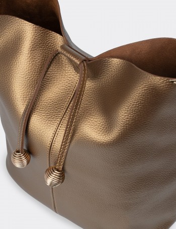 Gold Shoulder Bag - D5541ZALTY01