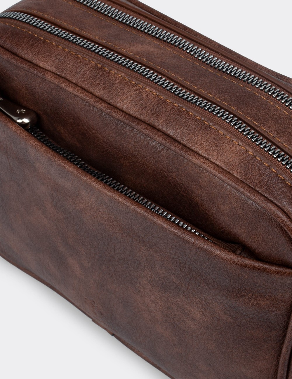 Brown Vintage Shoulder Bag - JM429ZKHVY01