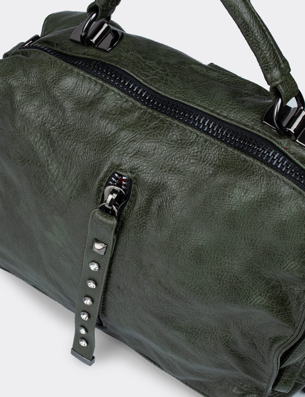 Green Vintage Backpack - M0956ZHAKY01