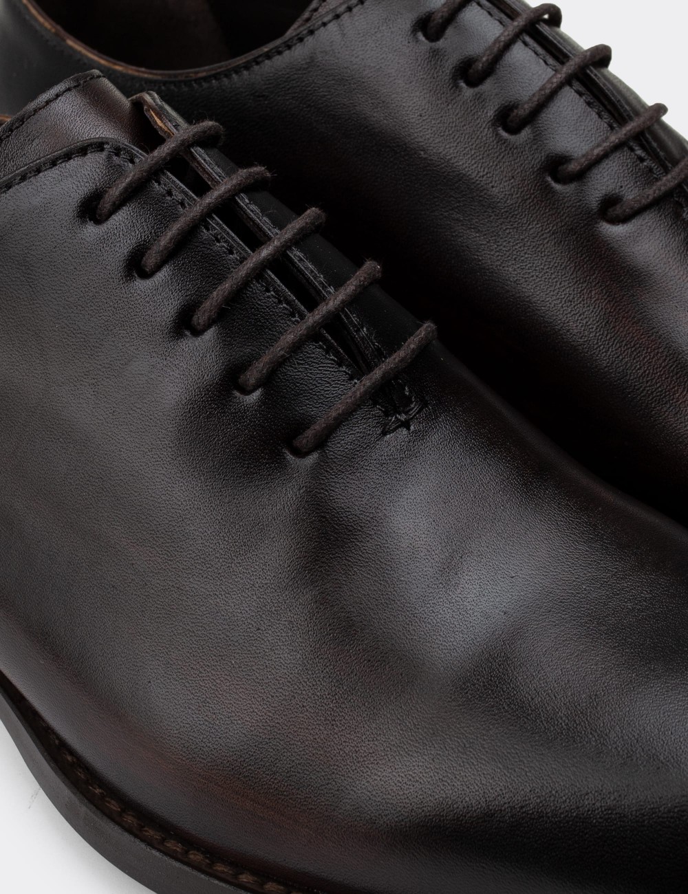 Brown  Leather Classic Shoes - 01830MKHVK01